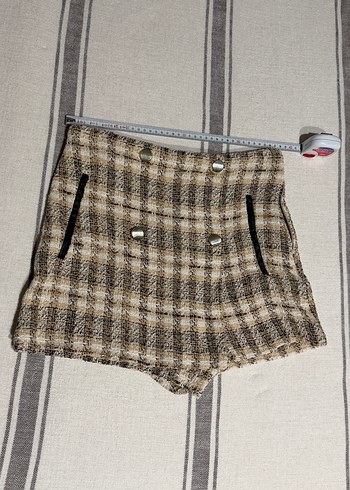 Zara Tüvit Şort Etek small - Görsel 4