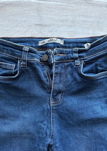 Mavi Sade Normal Boy Kadın Kot Pantolon - Görsel 3