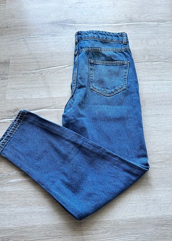 Mavi Sade Normal Boy Kadın Kot Pantolon - Görsel 2