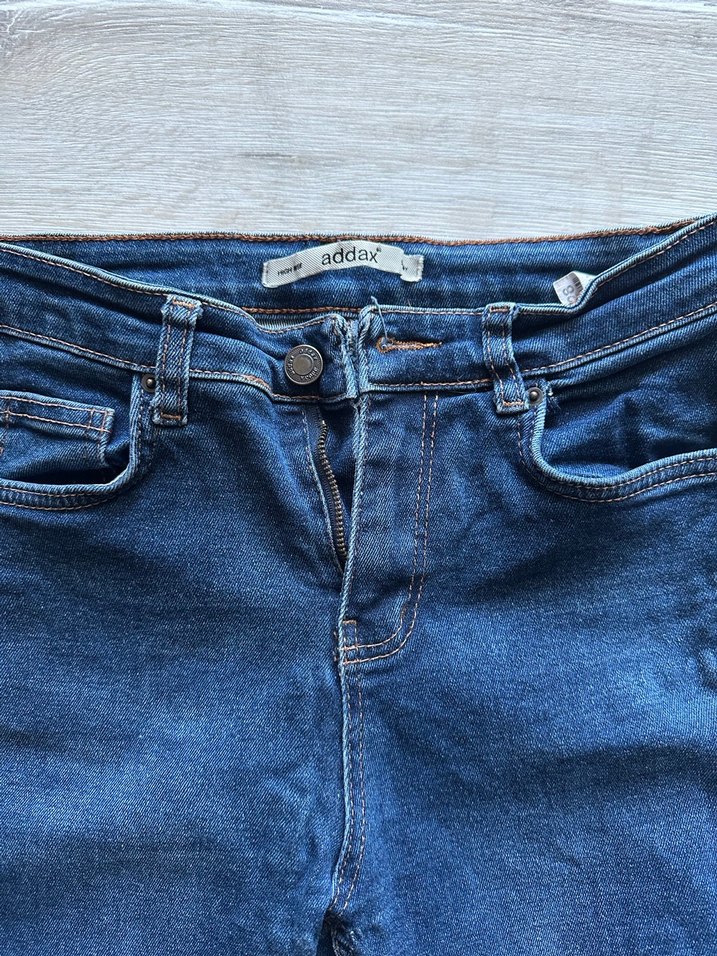 Mavi Sade Normal Boy Kadın Kot Pantolon - Görsel 3