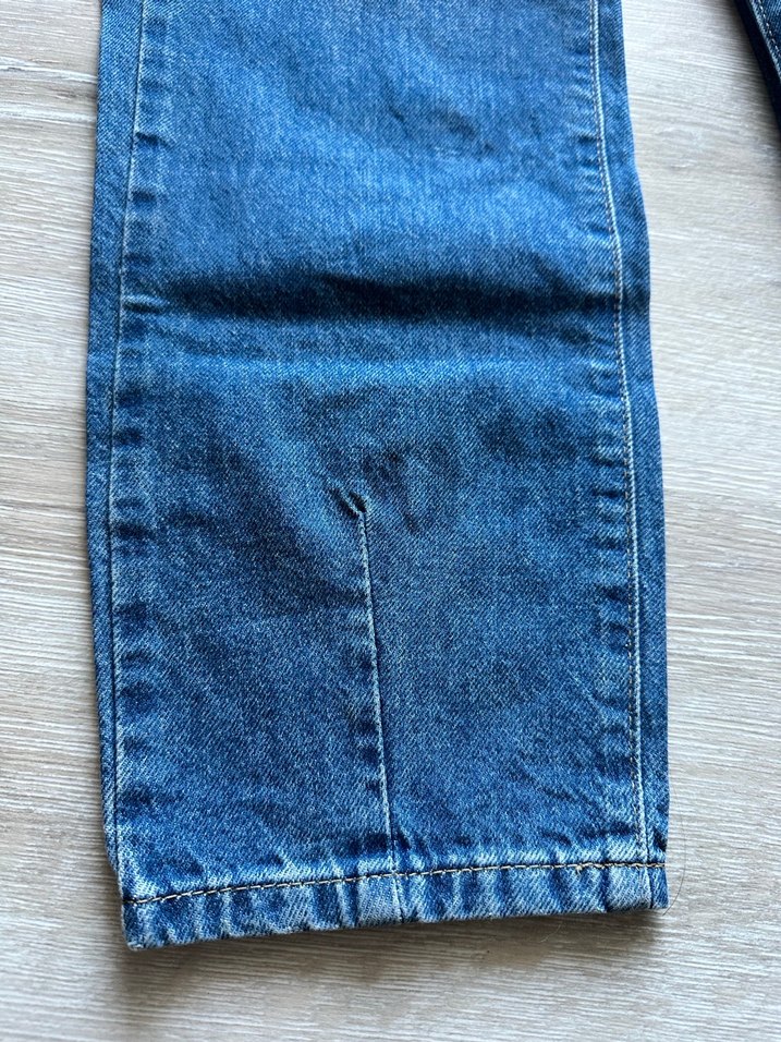 Kadın Mavi Gri Loose Fit Denim Pantolon - Görsel 2