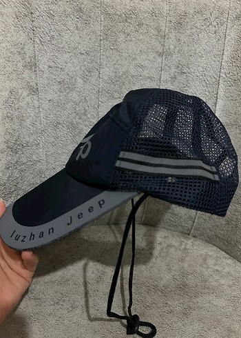 Luzhan Jeep marka lacivert fileli şapka - Görsel 2