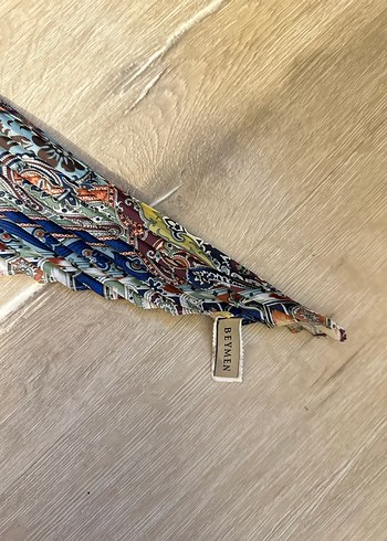 Beymen Marka Kendinden Katlı Çok Renkli Kadın Fular - Görsel 3