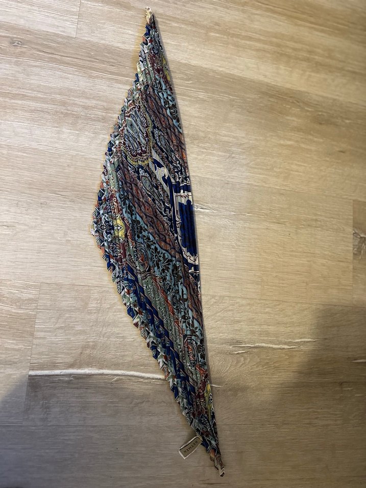 Beymen Marka Kendinden Katlı Çok Renkli Kadın Fular - Görsel 2