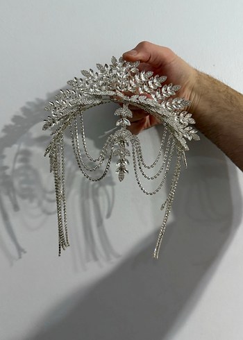 V Yaka İşlemeli Boncuklu Midi Elbise - Görsel 16