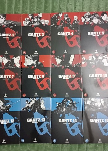 Beden Gantz Manga Serisi Cilt 1-16 Seti