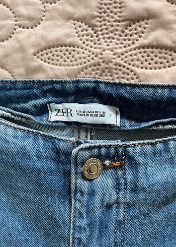 Diğer Kadın Mavi Bol Kesim Denim Pantolon
