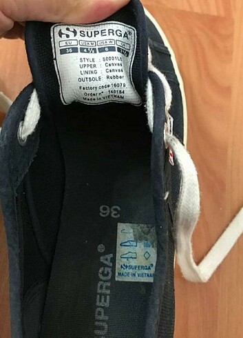 36 Beden lacivert Renk Superga Spor Ayakkabı