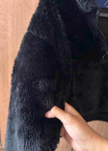 Pull and Bear Peluş kapüşonlu yumoş kazak