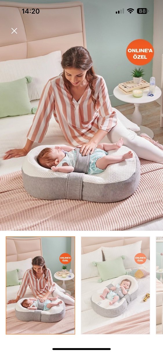 Yataş juno bebek reflü yatağı - Görsel 2