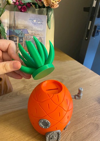 Süngerbob Temalı Kumbara ve Kalemlik 2li - Görsel 3