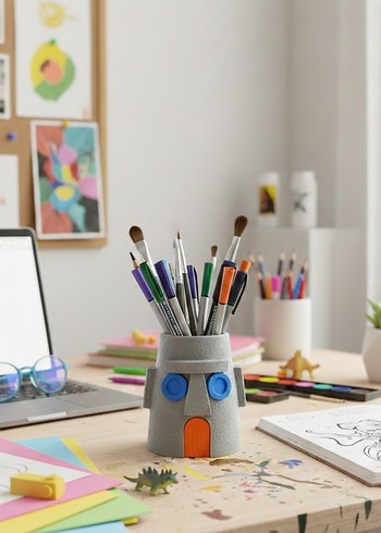 Süngerbob Temalı Kumbara ve Kalemlik 2li - Görsel 7