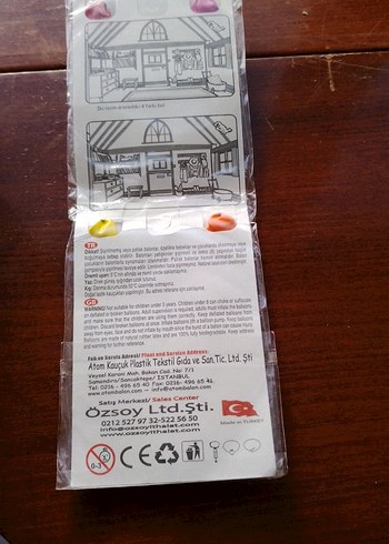 Renkli Parti Balonları 4'lü Set - Görsel 2