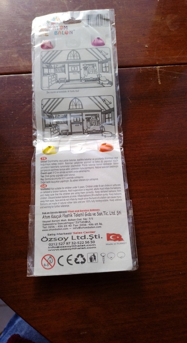 Renkli Parti Balonları 4'lü Set - Görsel 2