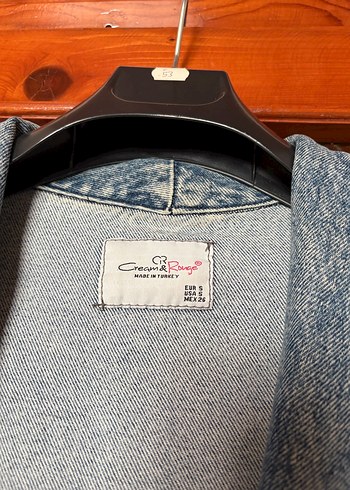 Düğmeli Uzun Kollu Vintage Kot Ceket - Görsel 6