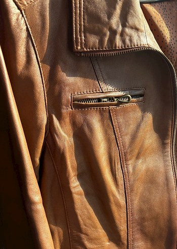 Deri Çeket Kadın DERİMOD yeni en son bu fiyatı veriyorum - Görsel 5