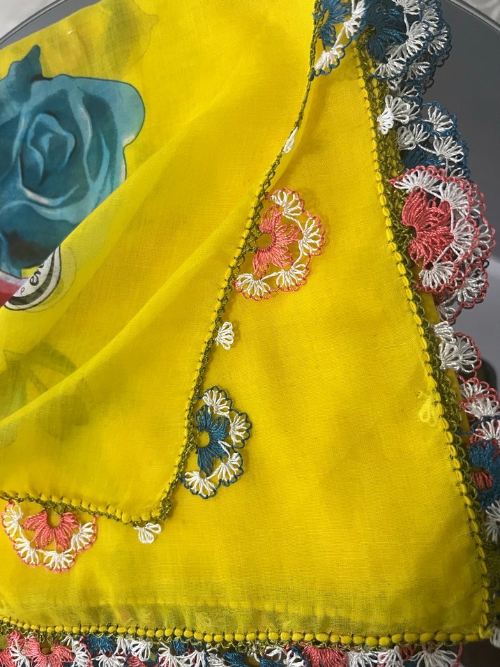 Çeyizlik yazma  iğne oyası - Görsel 2