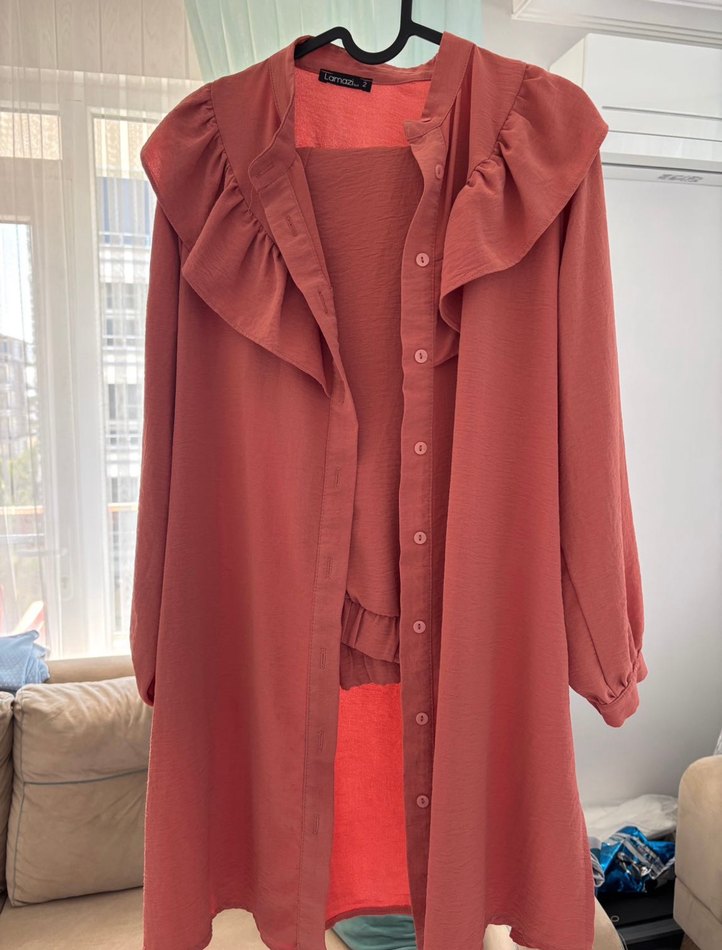 Uzun Kollu, alt üst takım. Ayrobin kumaş 40-42 beden uyumlu - Görsel 2