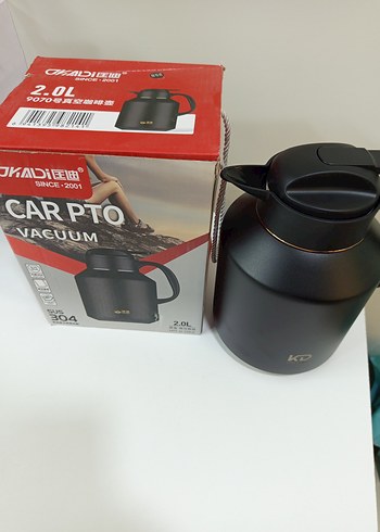  Beden Okadi 2.0L Siyah Vakumlu Termos