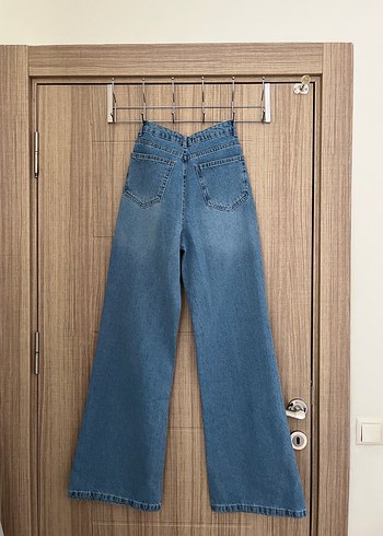 Atmosphere Kadın Mavi yüksek bel Wide Leg Jean