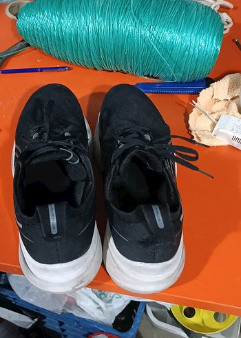 Siyah Erkek Koşu ve Spor Ayakkabısı Velcro - Görsel 4