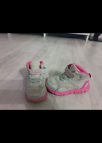 Kız Çocuk Beyaz Kalp Detaylı Spor Ayakkabı - Görsel 8