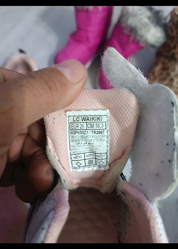 Kız Çocuk Beyaz Kalp Detaylı Spor Ayakkabı - Görsel 2