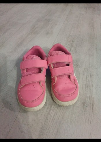 Kız Çocuk Beyaz Kalp Detaylı Spor Ayakkabı - Görsel 4