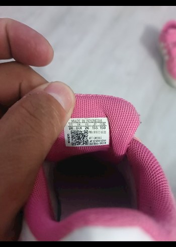 Kız Çocuk Beyaz Kalp Detaylı Spor Ayakkabı - Görsel 7