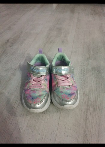 Kız Çocuk Beyaz Kalp Detaylı Spor Ayakkabı - Görsel 9