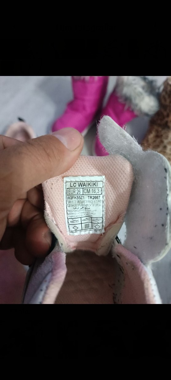 Kız Çocuk Beyaz Kalp Detaylı Spor Ayakkabı - Görsel 2