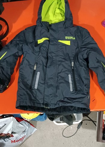 Siyah Fermuarlı Erkek Çocuk Biker Mont 128 beden - Görsel 5