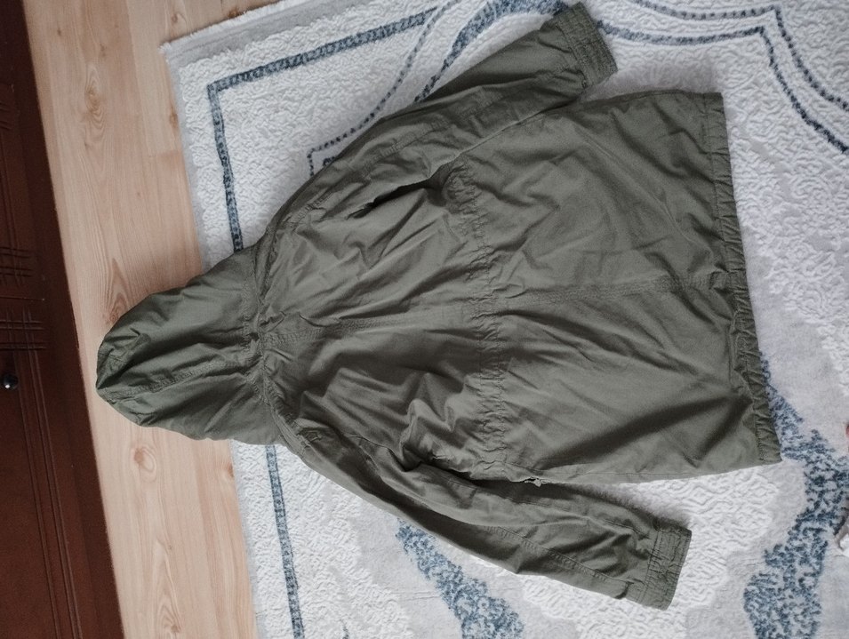 Düğmeli, Salaş Kesim Kadın Midi Ceket - Görsel 4