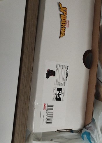 Çocuk Örümcek Adam Desenli Kırmızı Bot - Görsel 5