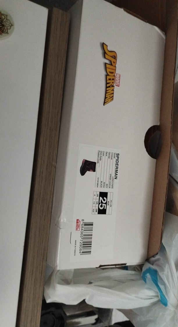 Çocuk Örümcek Adam Desenli Kırmızı Bot - Görsel 5