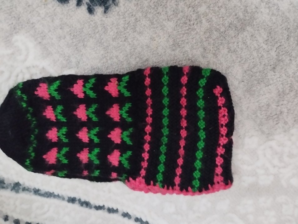 Kadın Çok Renkli Örgü Bere - Görsel 2