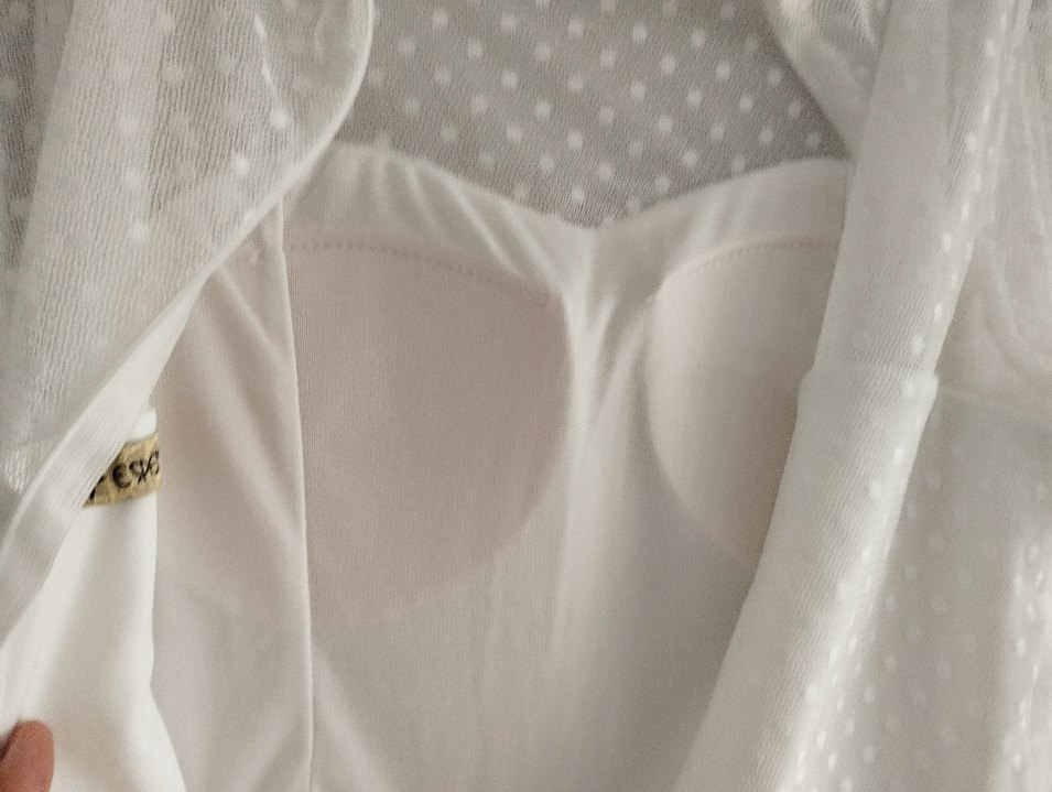 Dantel Detaylı Beyaz Uzun Kadın Elbise - Görsel 5