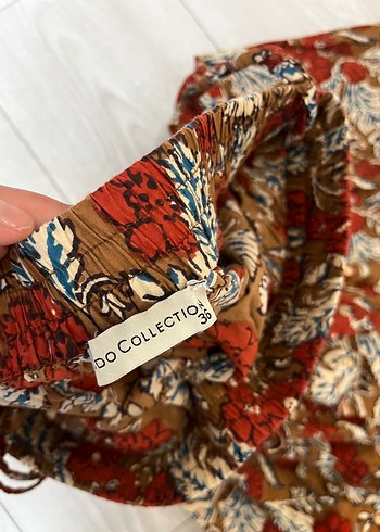 Mudo Bohem Renkli Bağcıklı Uzun Etek - Görsel 3