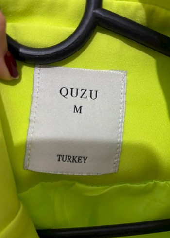 Quzu Düğmeli Yeşil Mini Blazer