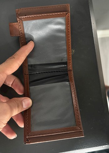 Kahverengi Deri Fermuarlı Kadın Cüzdanı - Görsel 3