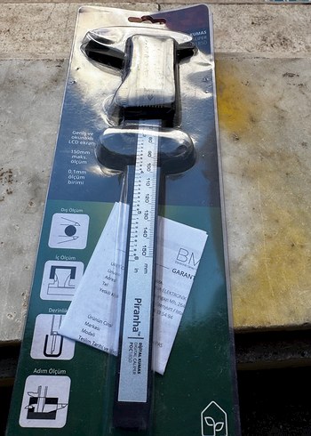 Piranha Dijital Kumpas 150mm LCD Ekran - Görsel 3