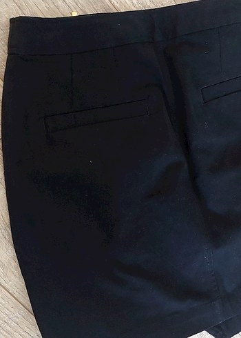 Siyah Mini Midi Etek Fermuarlı - Görsel 6