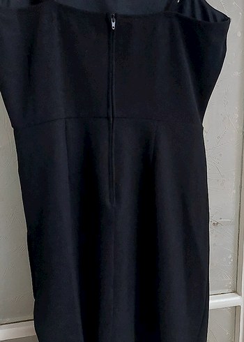 Siyah Drapeli kısa elbise - Görsel 7