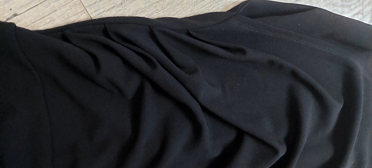 Siyah Drapeli kısa elbise - Görsel 3