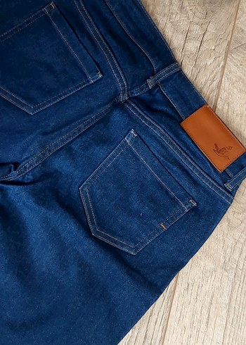 Kadın Mavi Regular Fit Denim beymen club pantolon - Görsel 6