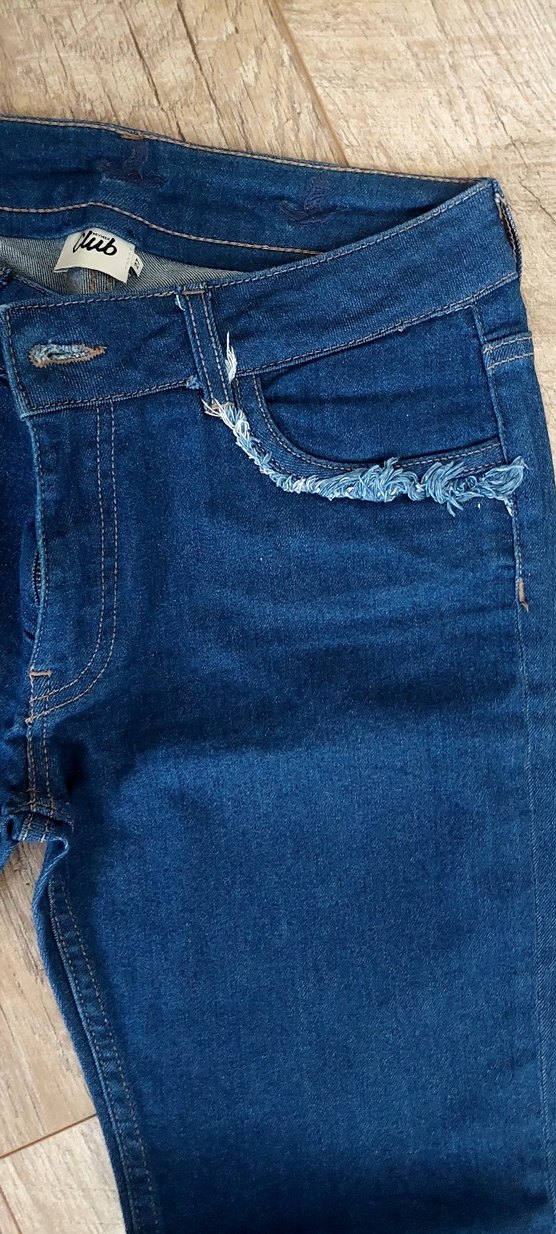 Kadın Mavi Regular Fit Denim beymen club pantolon - Görsel 3