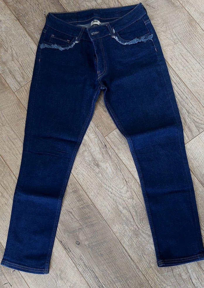 Kadın Mavi Regular Fit Denim beymen club pantolon - Görsel 2