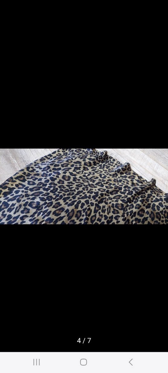 Zara Kahverengi Leopar Desenli kadın etek - Görsel 4