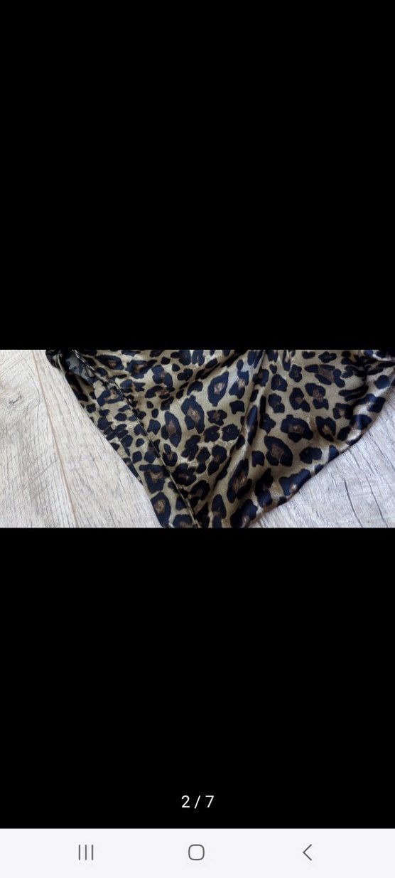 Zara Kahverengi Leopar Desenli kadın etek - Görsel 3