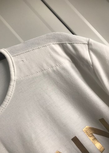 Zara Balmain Paris Kadın Beyaz Tişört